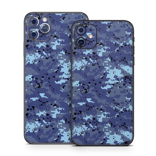 Digital Sky Camo iPhone 11 Series Skin