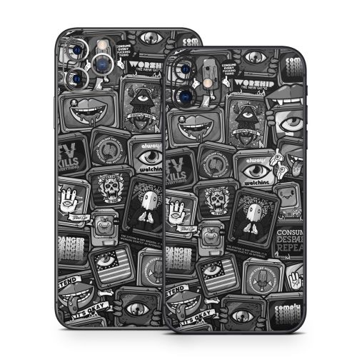 Distraction Tactic B&W iPhone 11 Series Skin