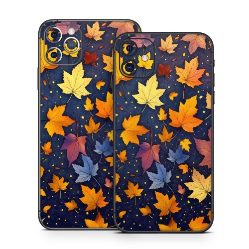 Falling Leaves iPhone 11 Series Skin