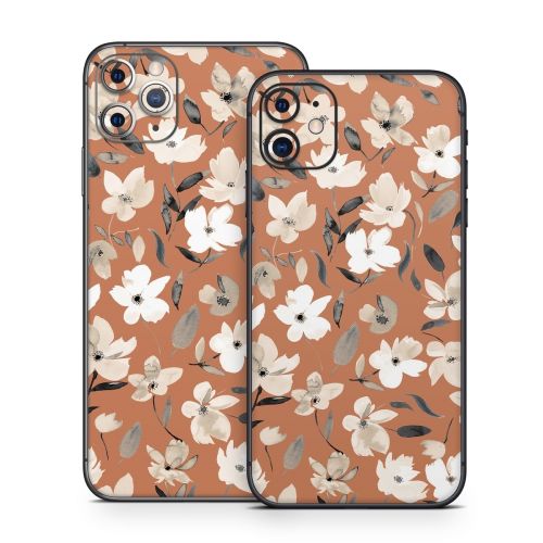 Fresh Flowers Copper iPhone 11 Series Skin