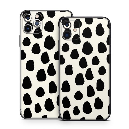 Inky Spots Cream iPhone 11 Series Skin