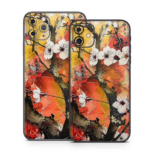 Japanese Blossoms iPhone 11 Series Skin