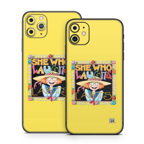 She Who Laughs iPhone 11 Series Skin