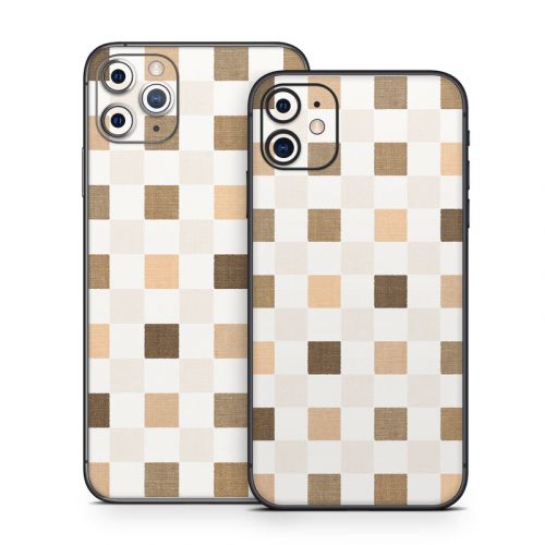 Neutral Checker iPhone 11 Series Skin