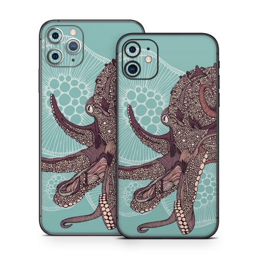 Octopus Bloom iPhone 11 Series Skin