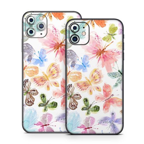 Pastel Butterflies iPhone 11 Series Skin