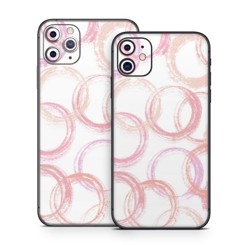 Pink Circles iPhone 11 Series Skin