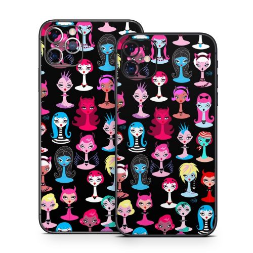 Punky Goth Dollies iPhone 11 Series Skin