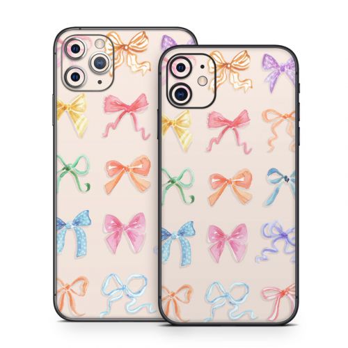 Rainbow Bows iPhone 11 Series Skin