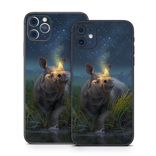 Rhinoceros Unicornis iPhone 11 Series Skin