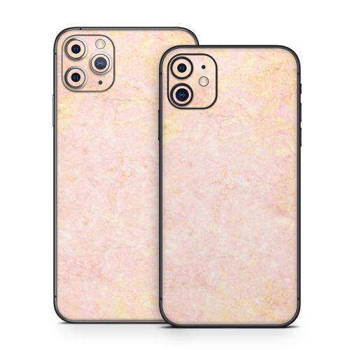 Rose Gold Marble iPhone 11 Series Skin