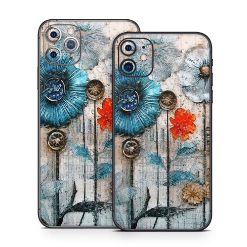 Steampunk Flowers iPhone 11 Series Skin
