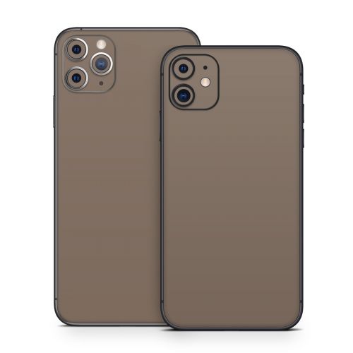 Solid State Flat Dark Earth iPhone 11 Series Skin