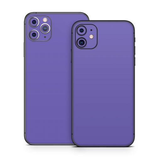 Solid State Purple iPhone 11 Series Skin