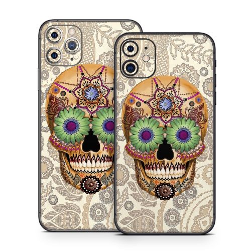 Sugar Skull Bone iPhone 11 Series Skin