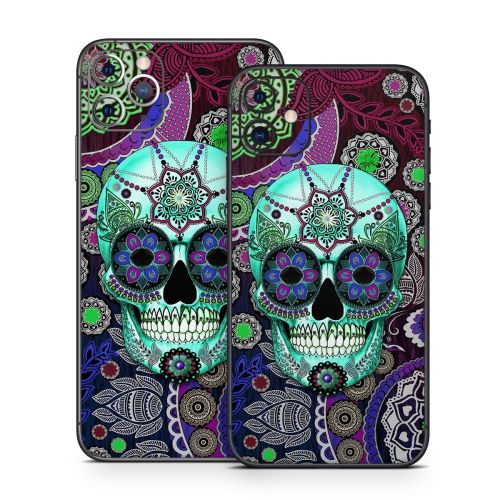 Sugar Skull Sombrero iPhone 11 Series Skin