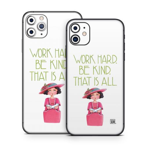 Work Hard iPhone 11 Series Skin