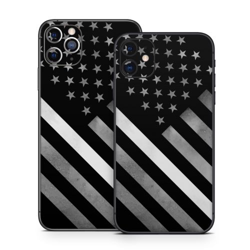 Thin White Line Hero iPhone 11 Series Skin