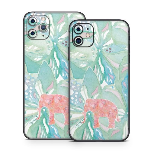 Tropical Elephant iPhone 11 Series Skin