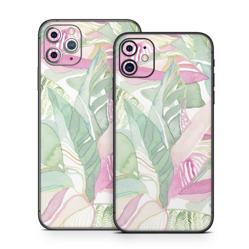 Tropical Leaves iPhone 11 Series Skin