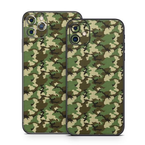 Woodland Camo iPhone 11 Series Skin