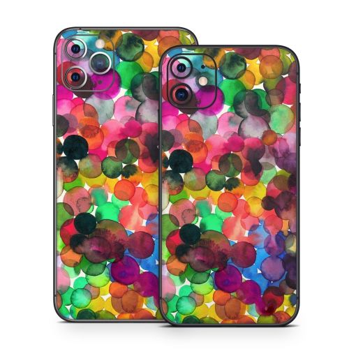 Watercolor Drops iPhone 11 Series Skin