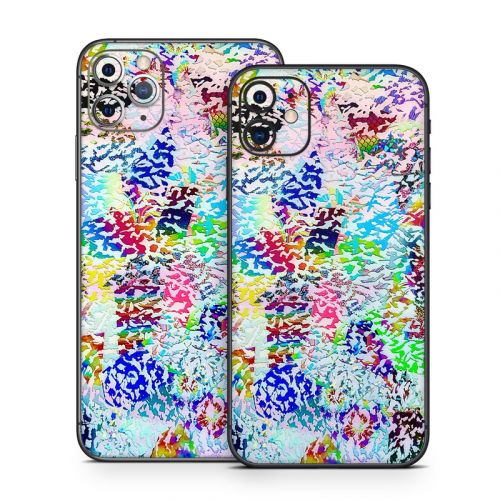 White Etching iPhone 11 Series Skin