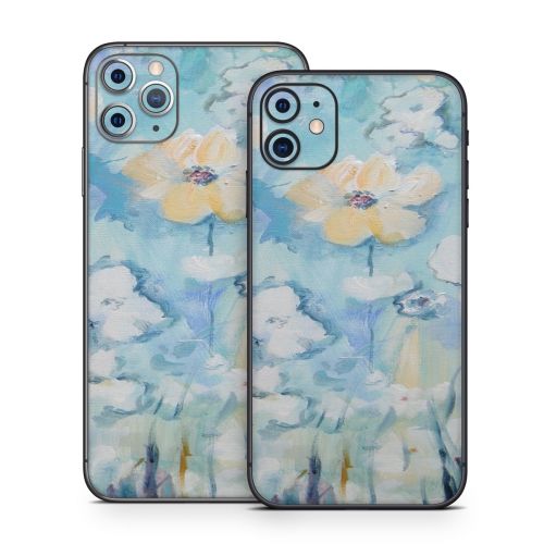 White & Blue iPhone 11 Series Skin