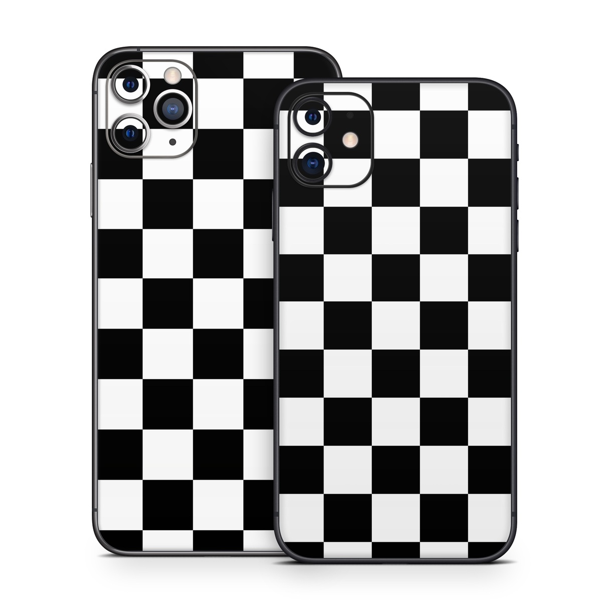 iPhone 11 Series Skin design of Black, Photograph, Games, Pattern, Indoor games and sports, Black-and-white, Line, Design, Recreation, Square, with black, white colors