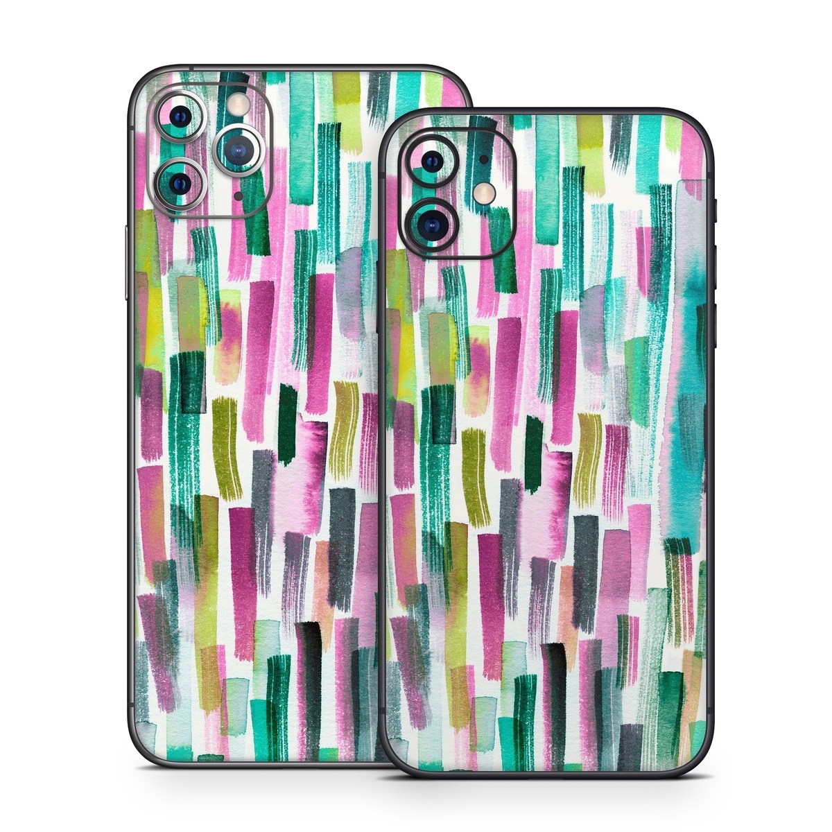 iPhone 11 Series Skin design of Line, Turquoise, Pink, Pattern, Design, Magenta, Colorfulness, with white, green, blue, pink, purple, black, blue colors