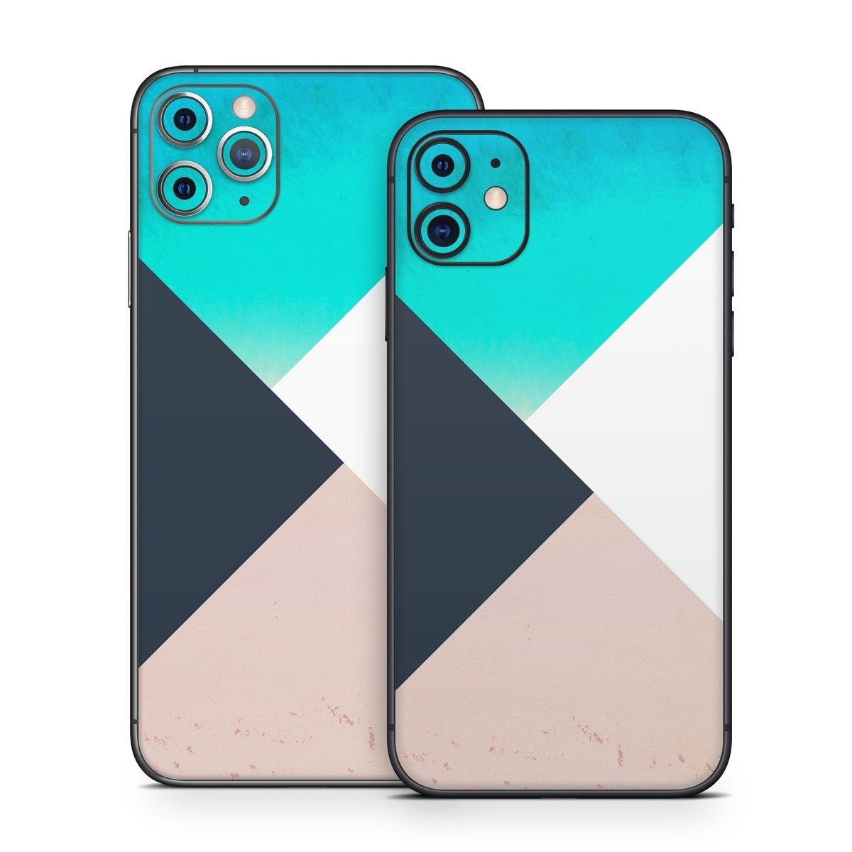 iPhone 11 Series Skin design of Blue, Turquoise, Aqua, Line, Triangle, Design, Material property, Graphic design, Pattern, Architecture, with black, white, brown, blue colors