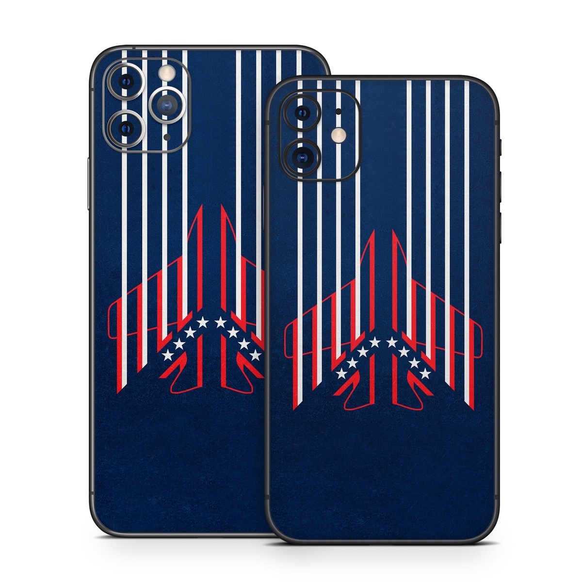 iPhone 11 Series Skin design of Sleeve, Font, Motor vehicle, T-shirt, Emblem, Poster, Electric blue, Symmetry, Symbol, Pattern, with blue, red, white colors