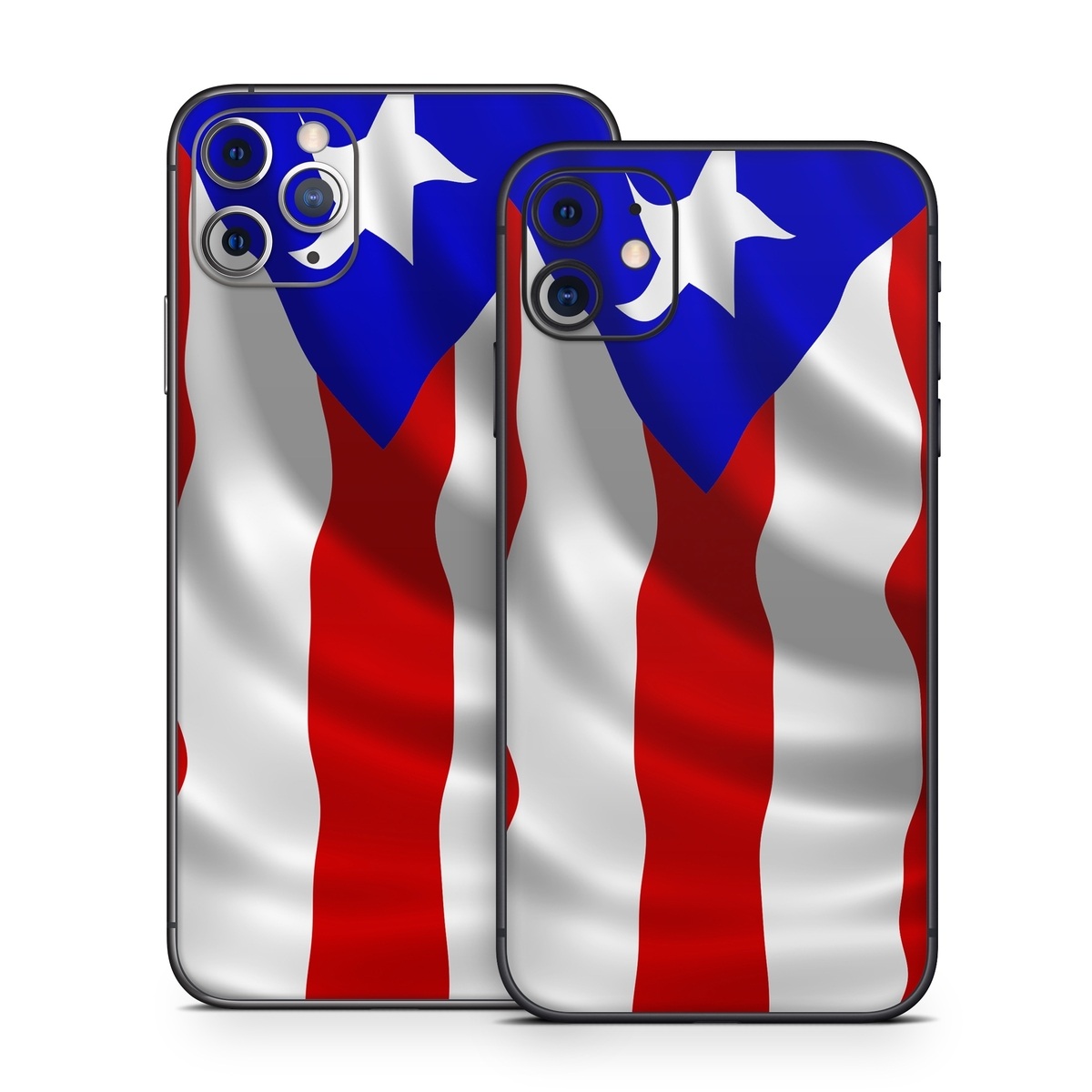 iPhone 11 Series Skin design of Flag, Flag of the united states, Flag Day (USA), Veterans day, Independence day, with red, blue, white colors