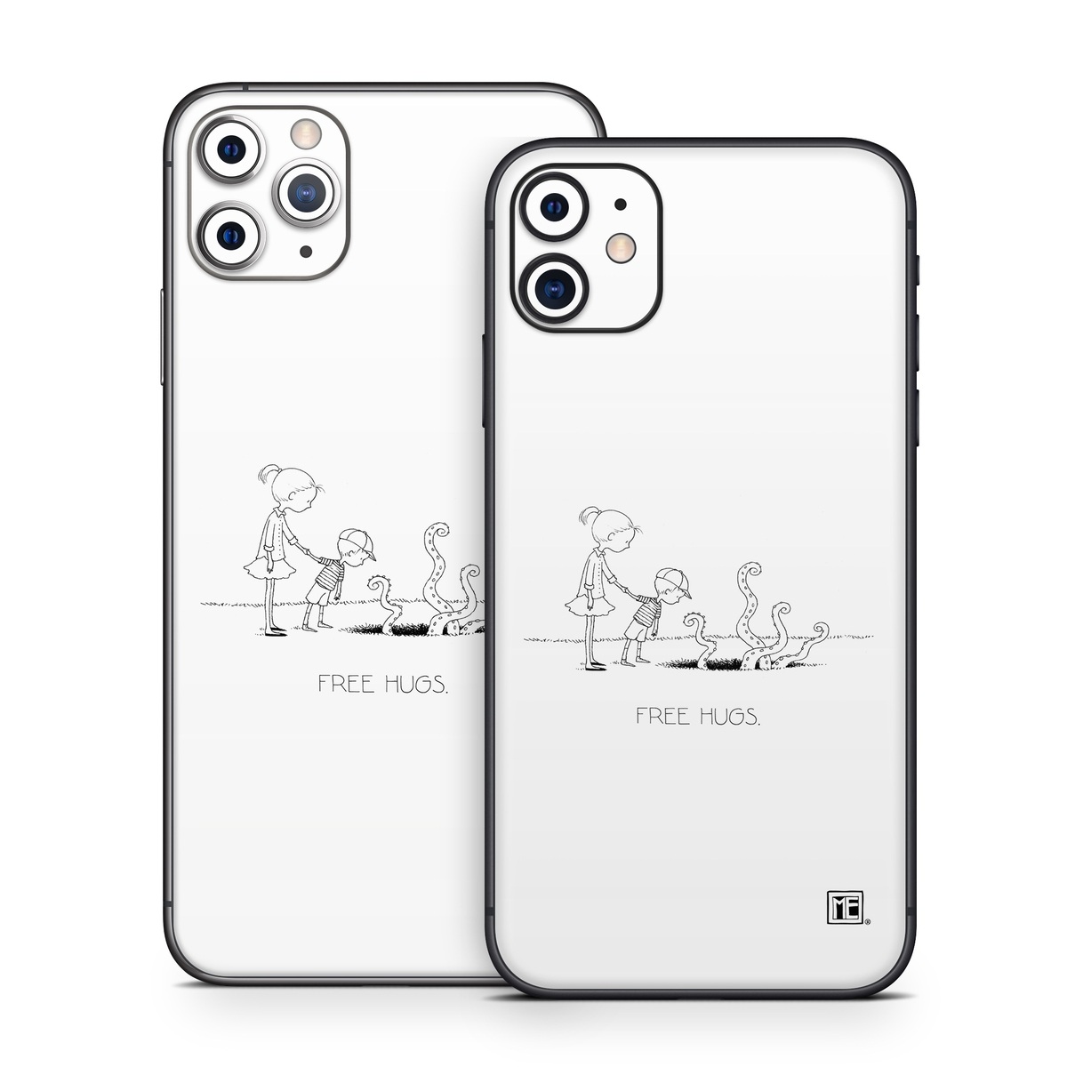 iPhone 11 Series Skin design of Line art, Cartoon, Text, Drawing, Illustration, Coloring book, Black-and-white, Child, Art, with black, white colors