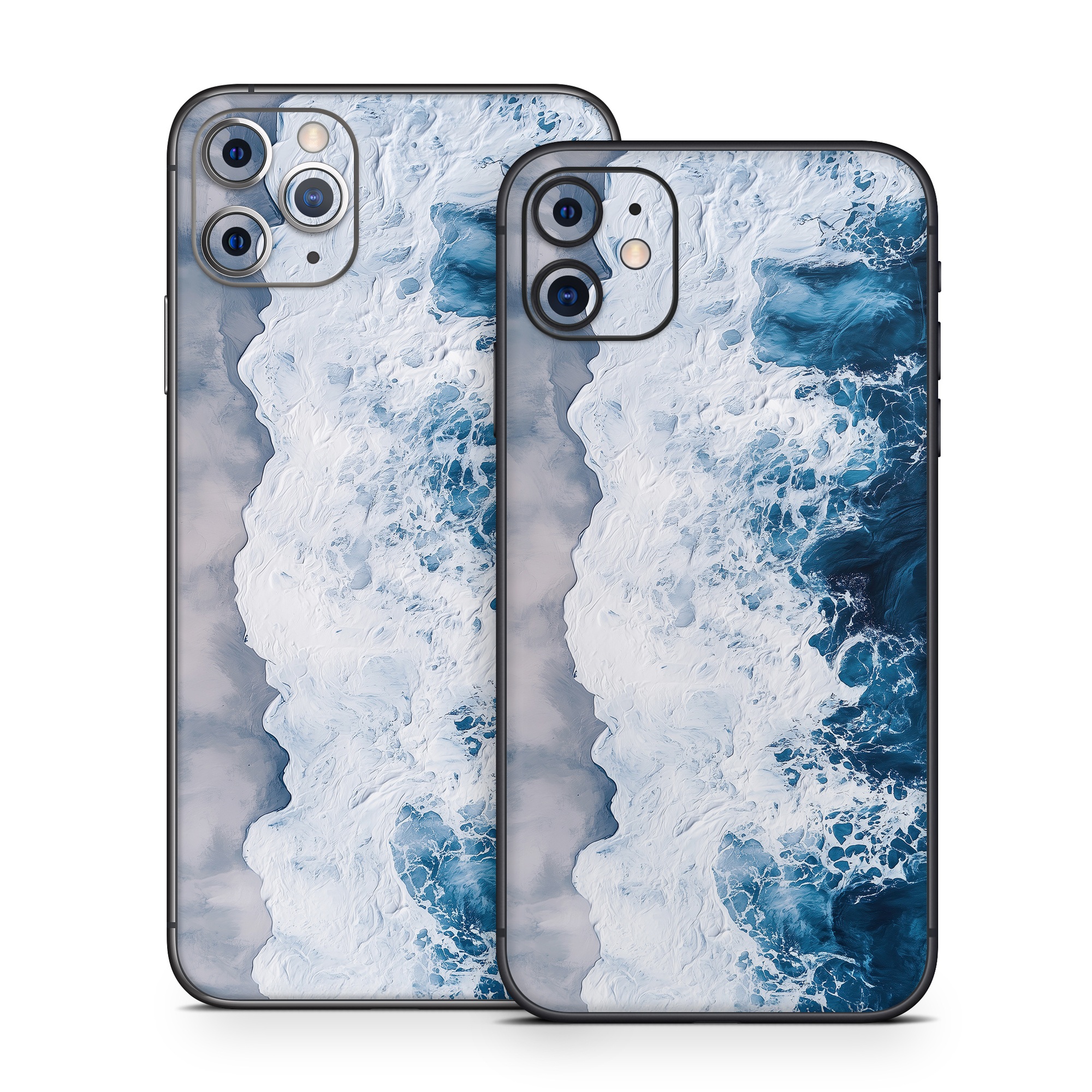 iPhone 11 Series Skin design of Water, Atmosphere, Water resources, Cloud, Liquid, Azure, Fluid, Natural landscape, Wind wave, Sky, with black, blue, white, gray colors