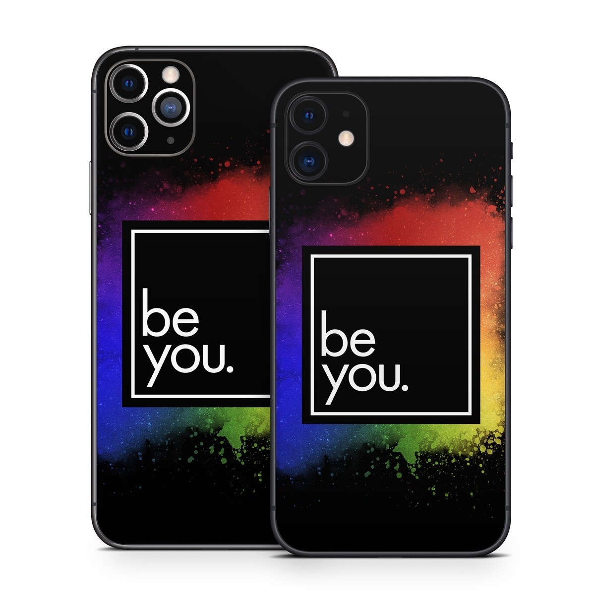 iPhone 11 Series Skin design of Text, Font, Sky, Graphic design, Line, Illustration, Logo, Graphics, Night, Space, with black, white, blue, purple, green, yellow, orange, red colors