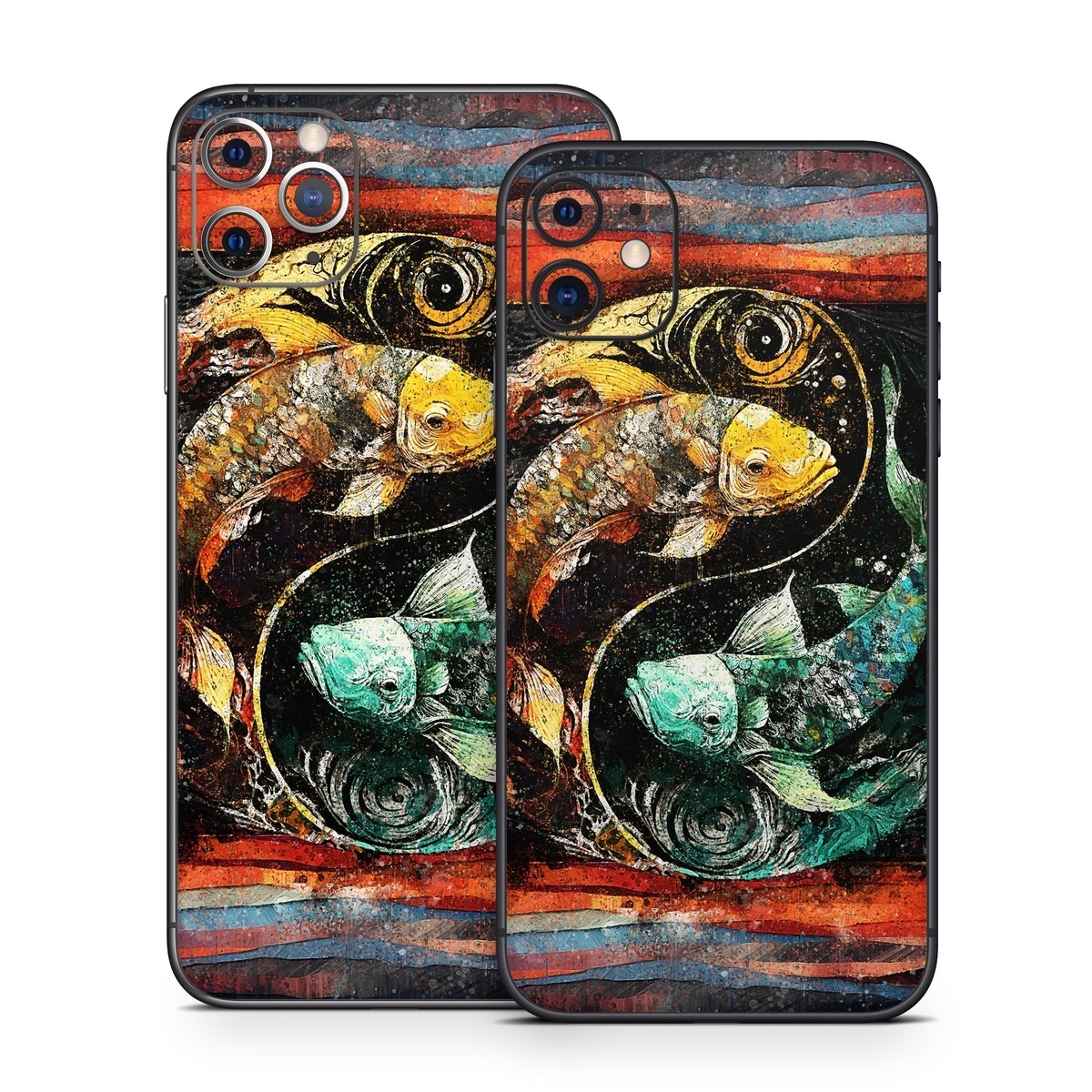 iPhone 11 Series Skin design of Art paint, Paint, Painting, Art, Creative arts, Pattern, Visual arts, Mural, Illustration, Graphics, with black, red, blue, yellow, green, orange, purple colors