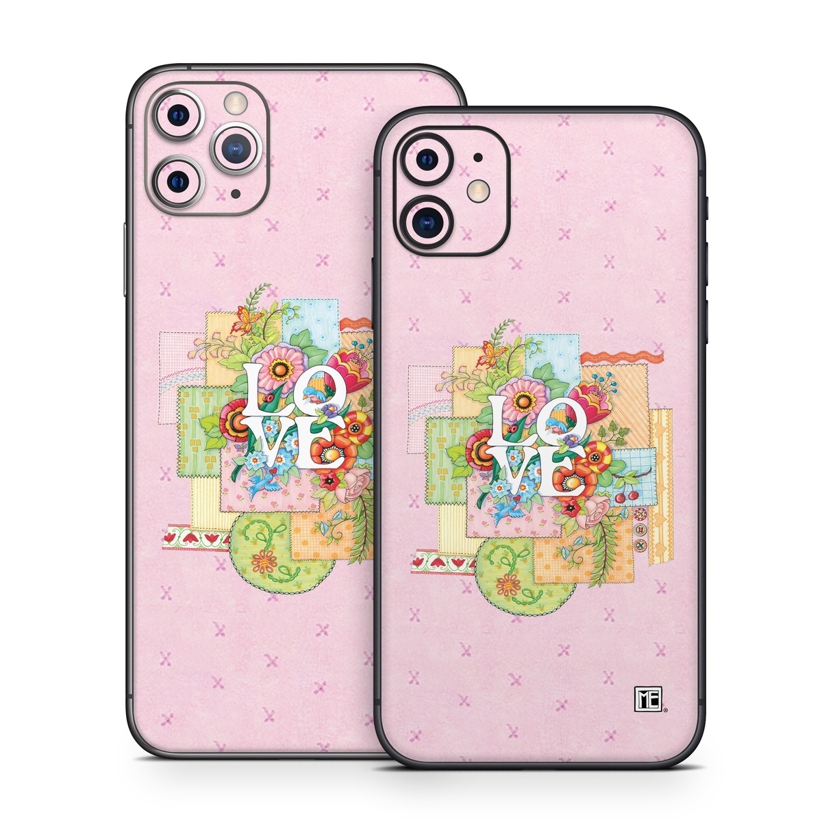 iPhone 11 Series Skin design of Illustration, Graphics, Art, with pink, blue, white, orange, yellow, green, red colors