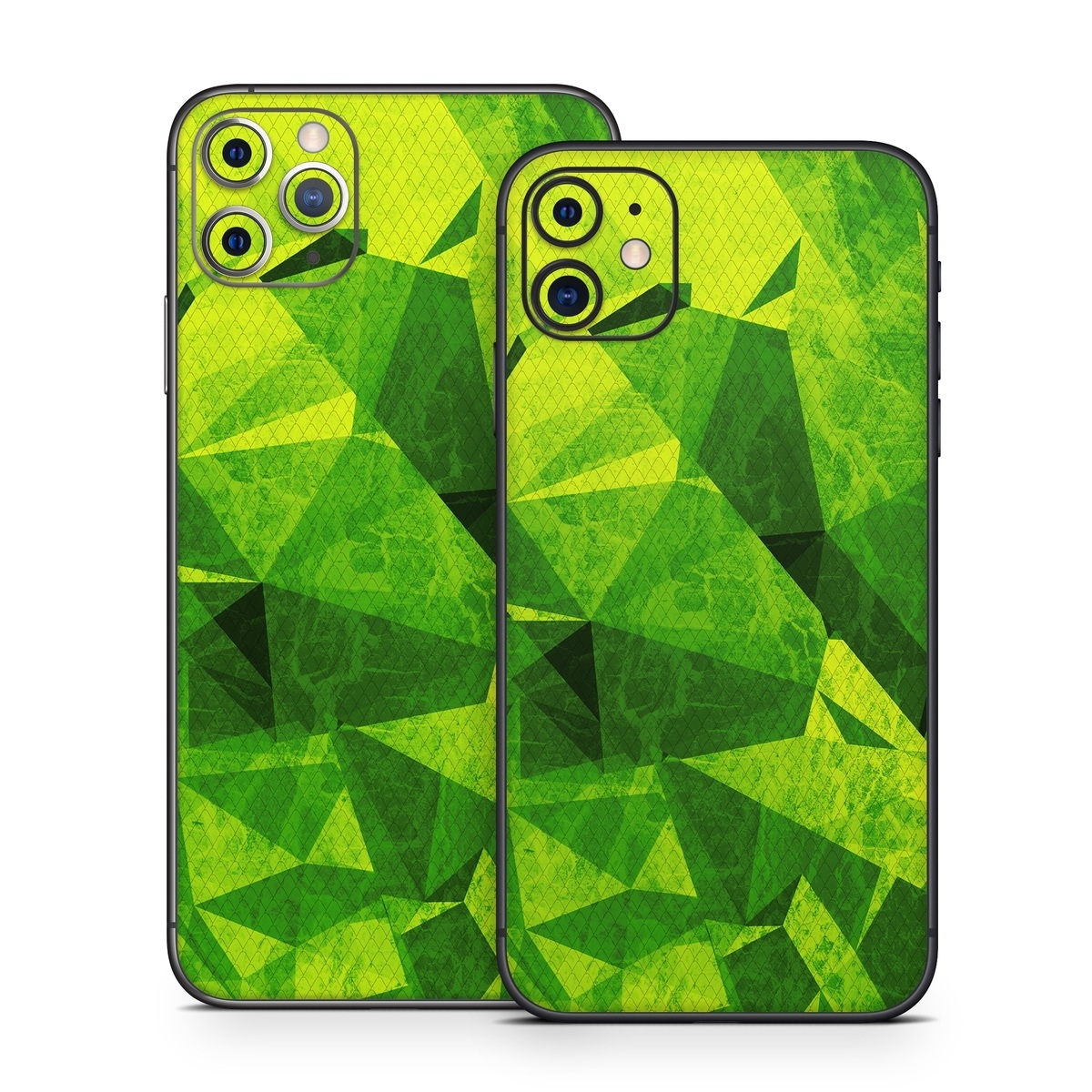 iPhone 11 Series Skin design of Green, Pattern, Leaf, Design, Illustration, with green colors