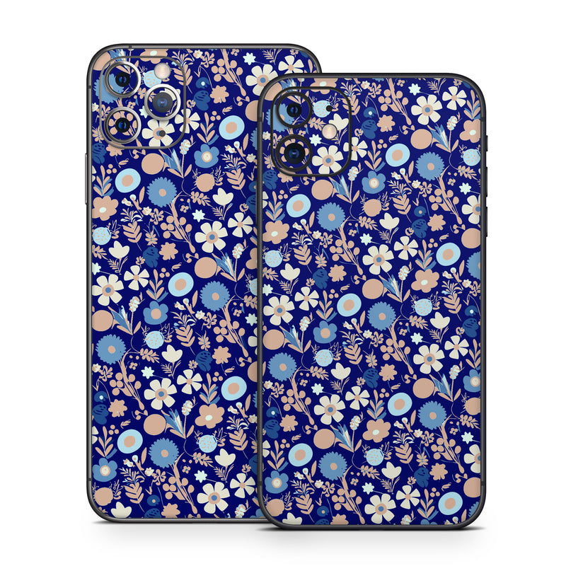 iPhone 11 Series Skin design of Pattern, Art, Symmetry, Circle, Electric blue, with blue, white, pink colors