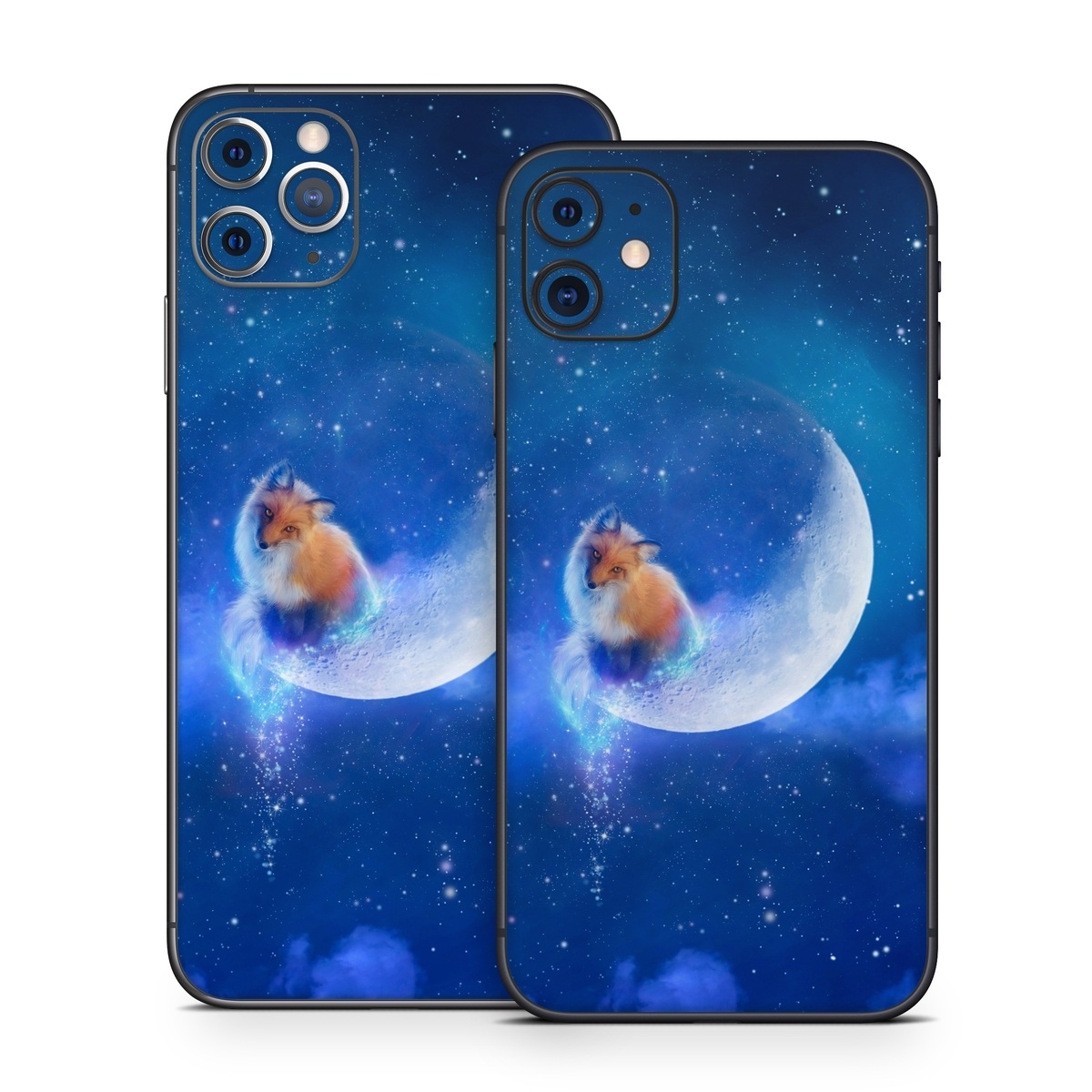 iPhone 11 Series Skin design of Sky, Atmosphere, Astronomical object, Outer space, Space, Universe, Illustration, Nebula, Galaxy, Fictional character, with blue, black, gray colors