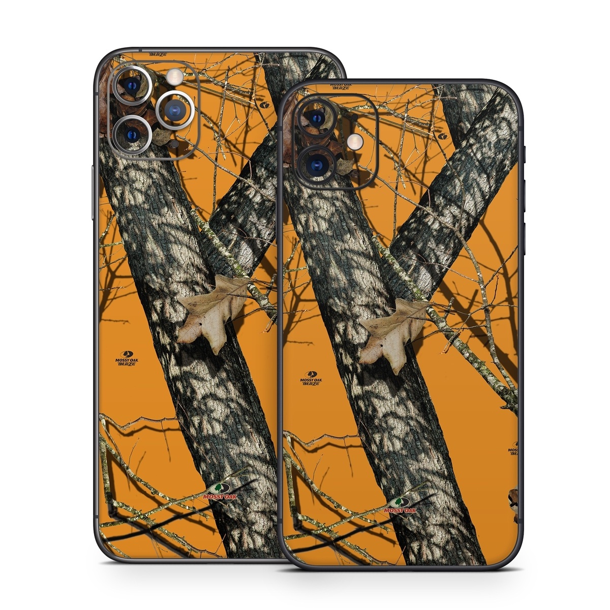 iPhone 11 Series Skin design of Tree, Branch, Canoe birch, Woody plant, Plant, Leaf, Adaptation, Wildlife, Trunk, Birch family, with green, black, gray, red colors