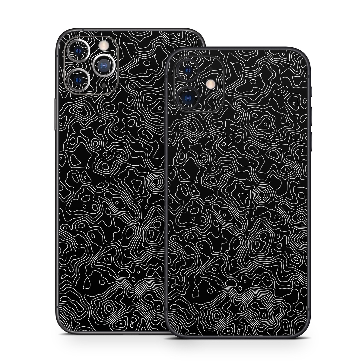 iPhone 11 Series Skin design of Art, Motif, Pattern, Symmetry, Monochrome, Circle, Font, Visual arts, Illustration, Monochrome photography, with black, gray colors