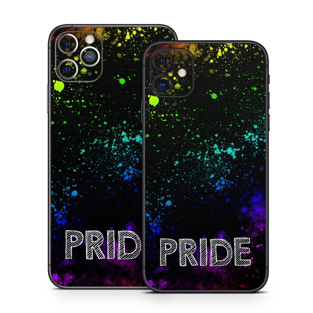 iPhone 11 Series Skin design of Green, Text, Graphic design, Font, Graphics, Design, Illustration, Space, Visual effect lighting, Circle, with black, white, blue, purple, green, yellow, orange, red colors