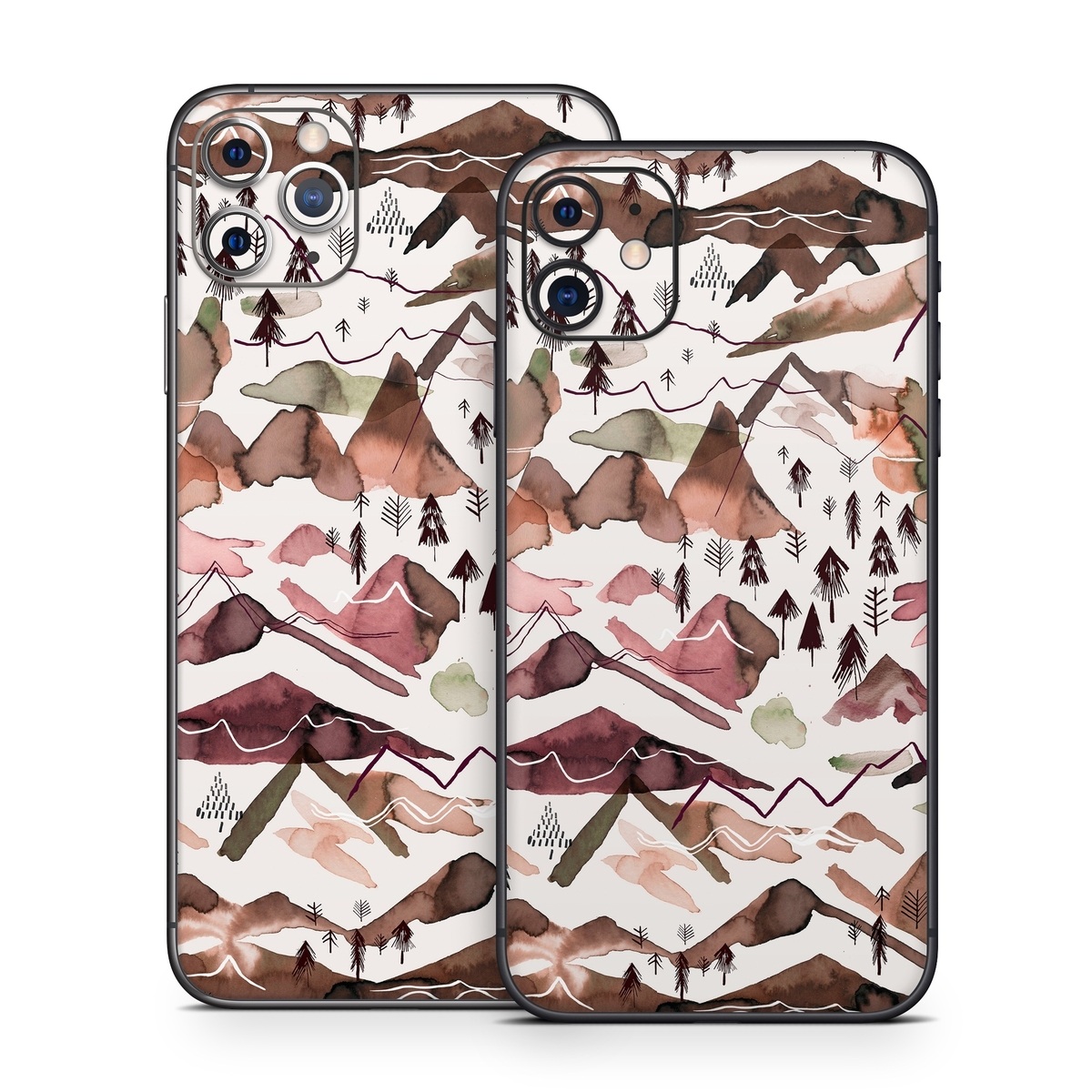 iPhone 11 Series Skin design of Pattern, Design, Leaf, Camouflage, Military camouflage, Illustration, Art, with white, red, black, gray colors