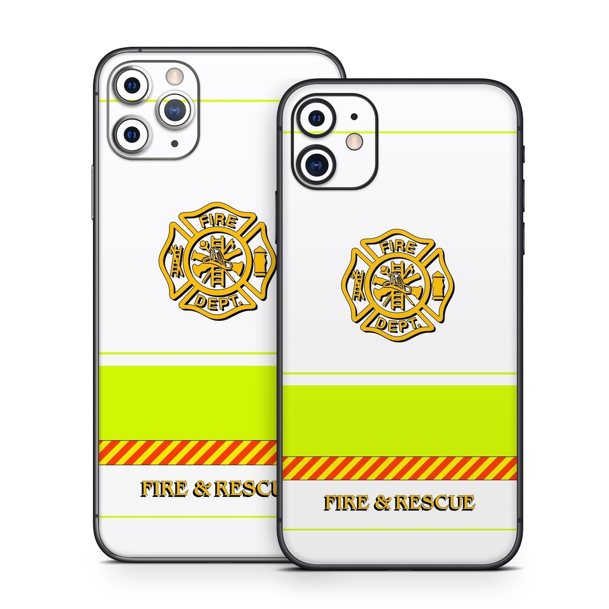 iPhone 11 Series Skin design of Yellow, Line, Font, Military rank, with white, green, red, yellow colors