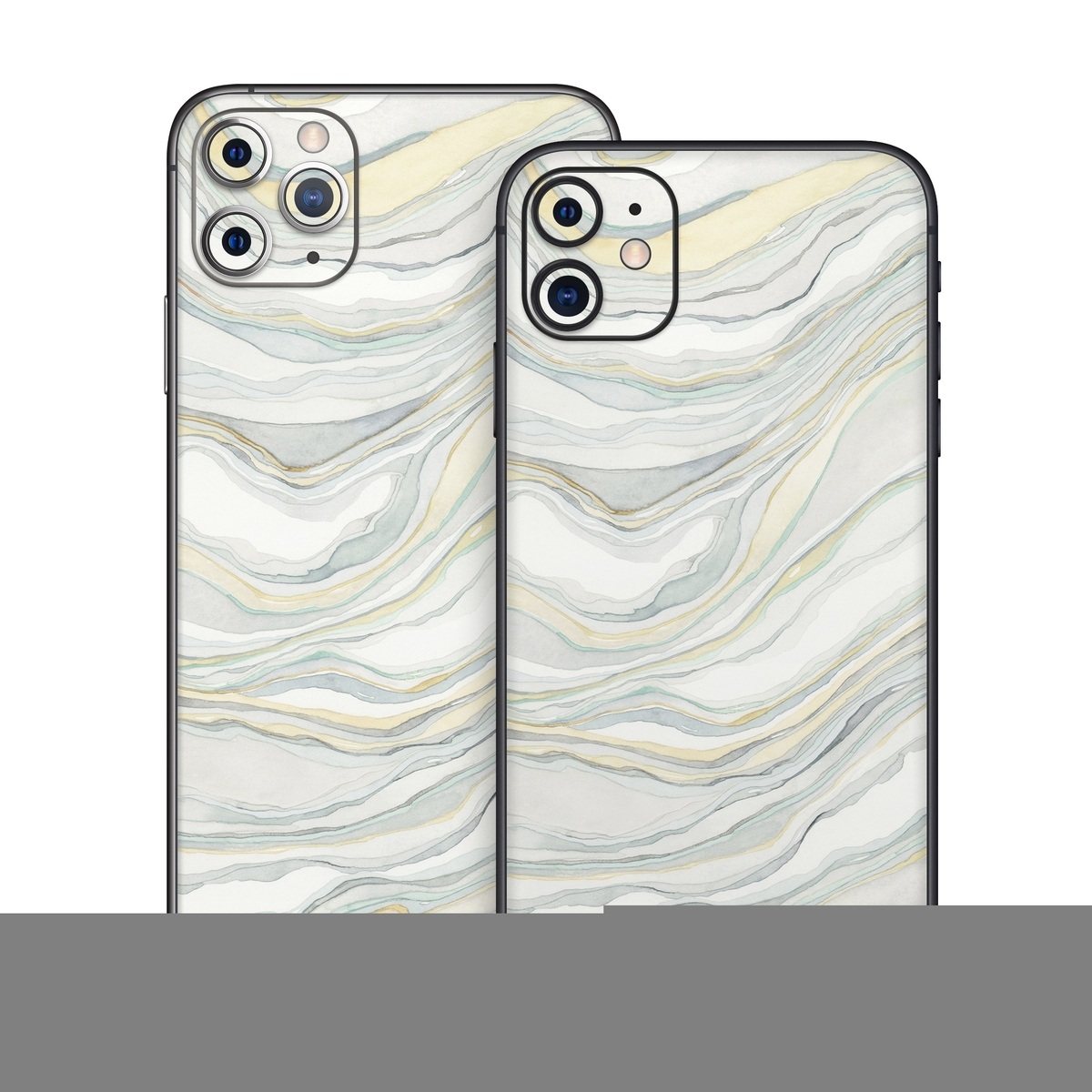 iPhone 11 Series Skin design of Line, Pattern, with yellow, white, blue, gray colors