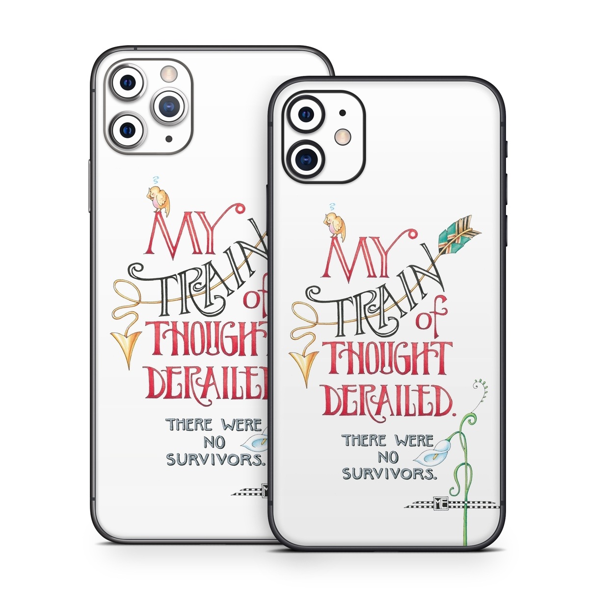 iPhone 11 Series Skin design of Text, Font, Line, Illustration, Calligraphy, Graphic design, Art, with white, black, red, yellow, green, blue colors