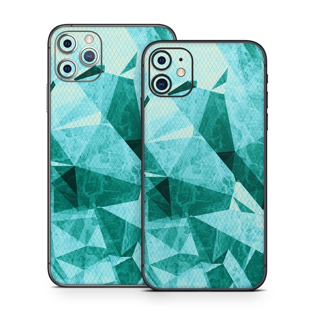 iPhone 11 Series Skin design of Aqua, Blue, Pattern, Turquoise, Illustration, Teal, Design, Line, Graphic design, with blue colors