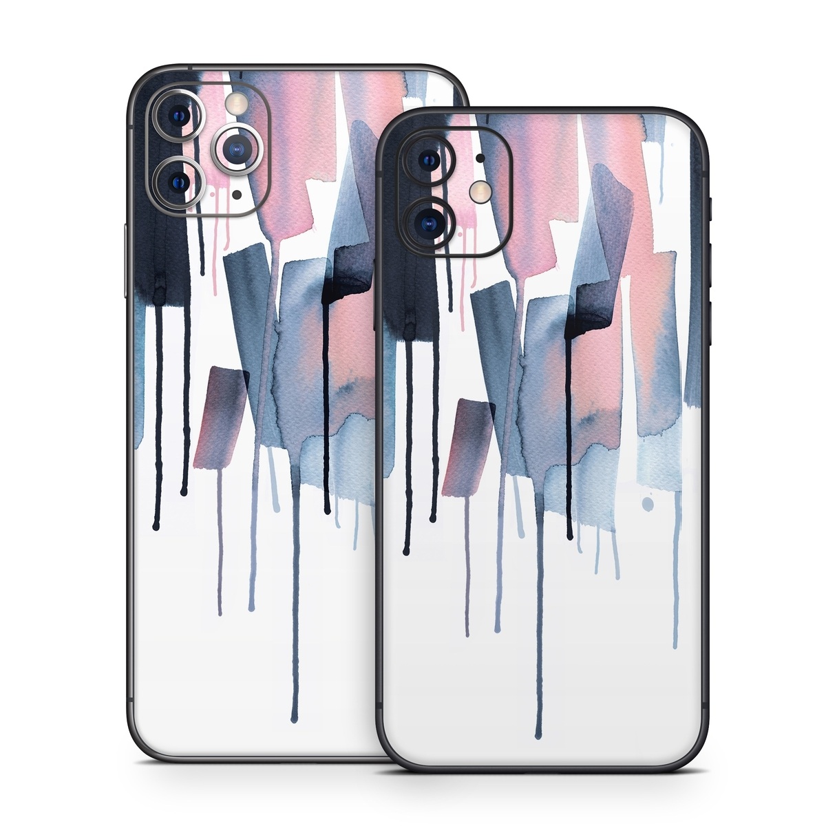 iPhone 11 Series Skin design of Gesture, Snow, Art, Freezing, Material property, Font, Fashion design, Sportswear, Electric blue, Magenta, with white, blue, pink, black colors